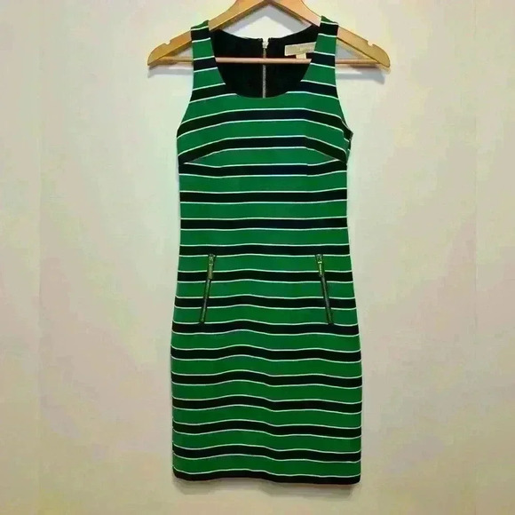 Micheal Kors Dress with Pockets  ! | Size XS | Gold Accents - Picture 1 of 7